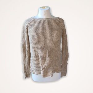 nude knit sweater
